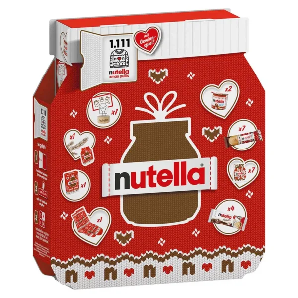 Nutella hazelnut cream advent calendar