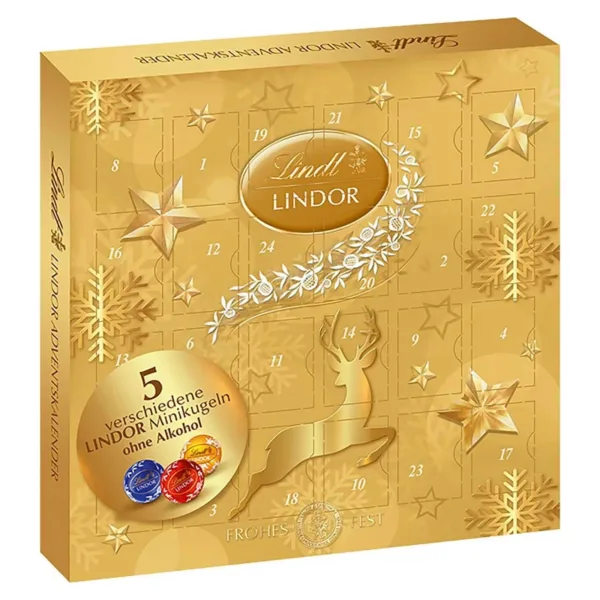 Lindt Lindor chocolate truffles advent calendar