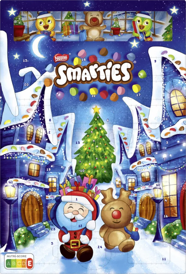 Smarties advent calendar