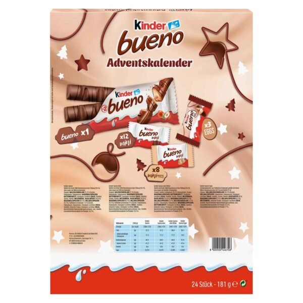 Kinder Bueno šokolado advento kalendorius
