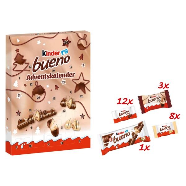 Kinder Bueno šokolado advento kalendorius