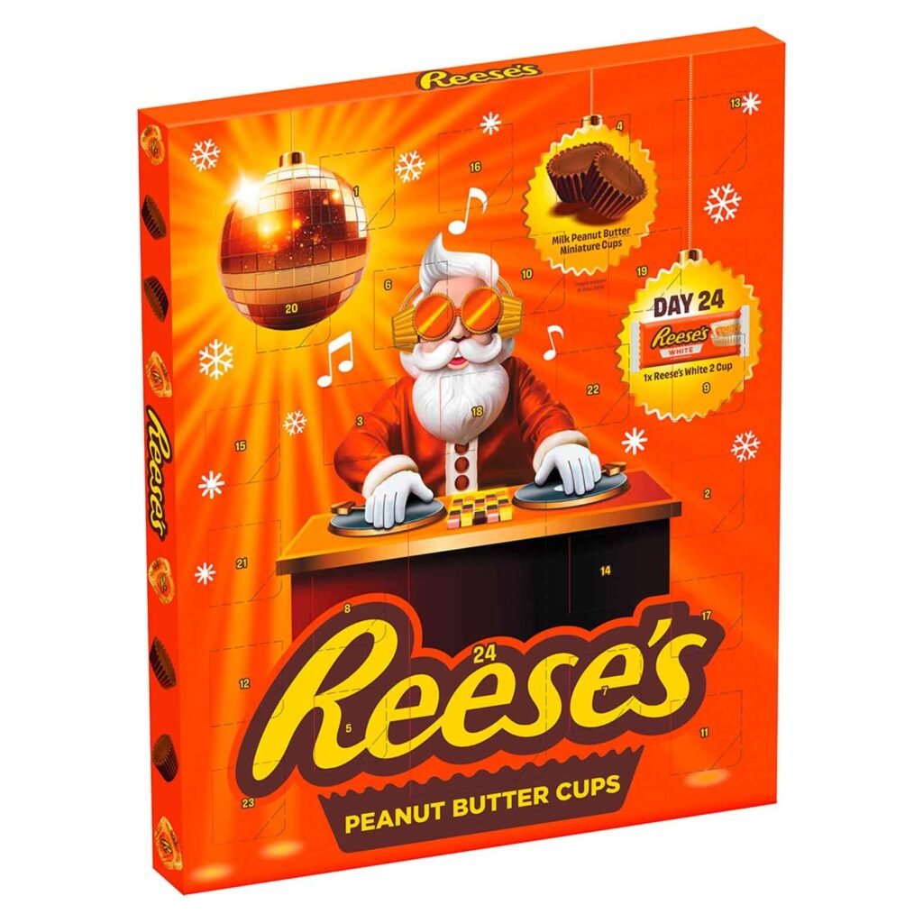 Reese’s žemės riešutų sviesto advento kalendorius