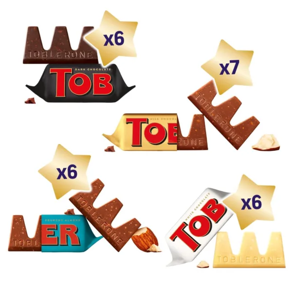Toblerone šokolado advento kalendorius