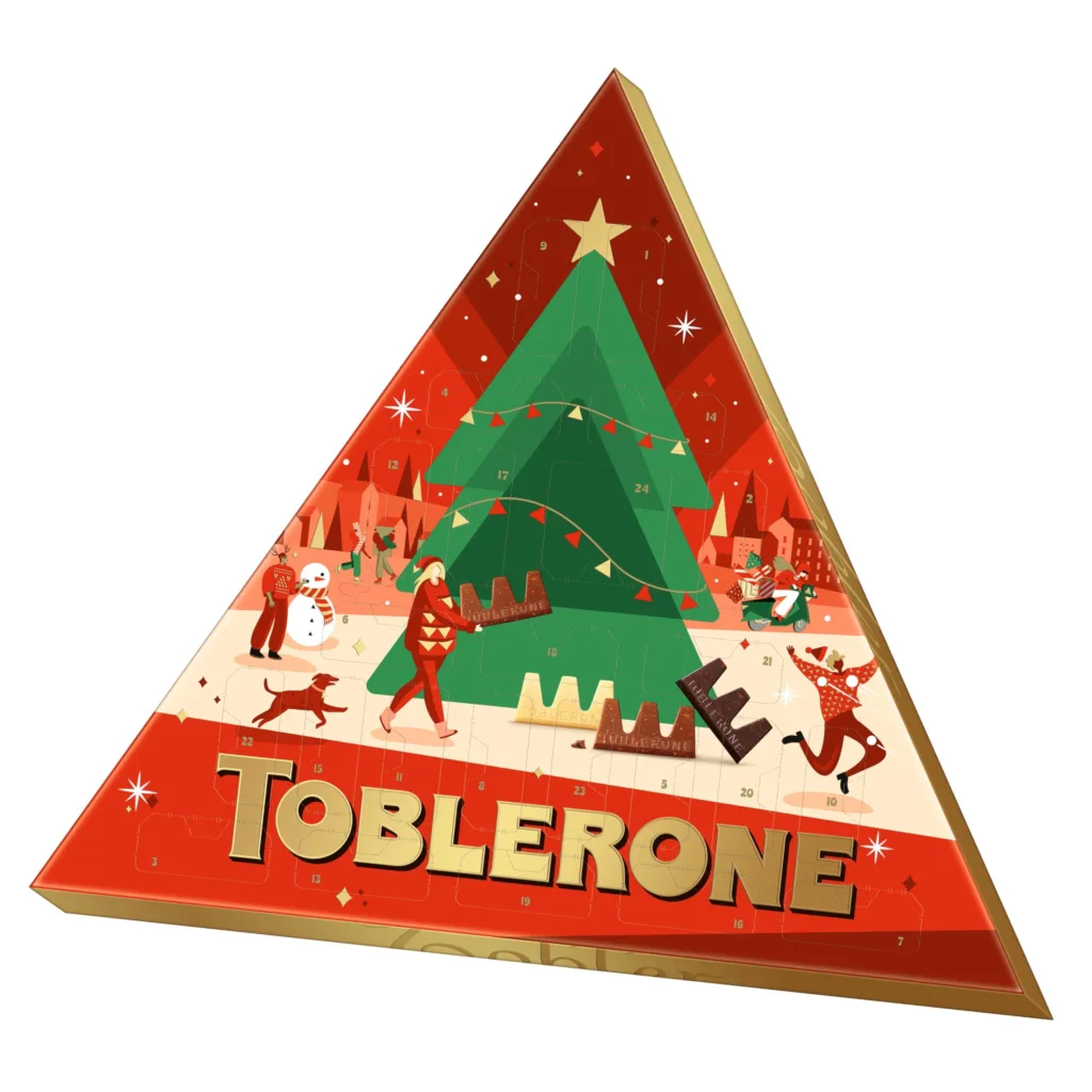 Toblerone šokolado advento kalendorius